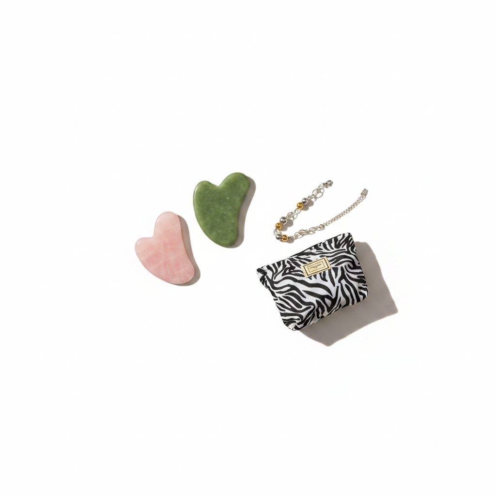 Coffret beauté fond blanc