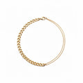 Collier SOLINA or 18k chaud fond blanc