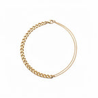 Collier SOLINA or 18k chaud fond blanc